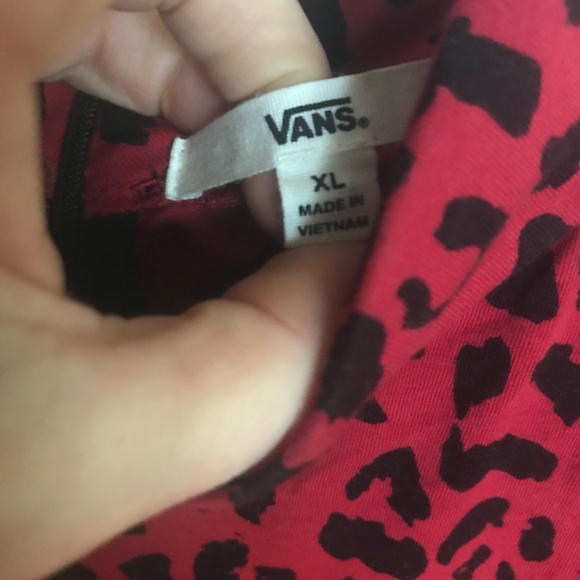 Vans Final Match leopard print mock neck T-shirt - Picture 4 of 4